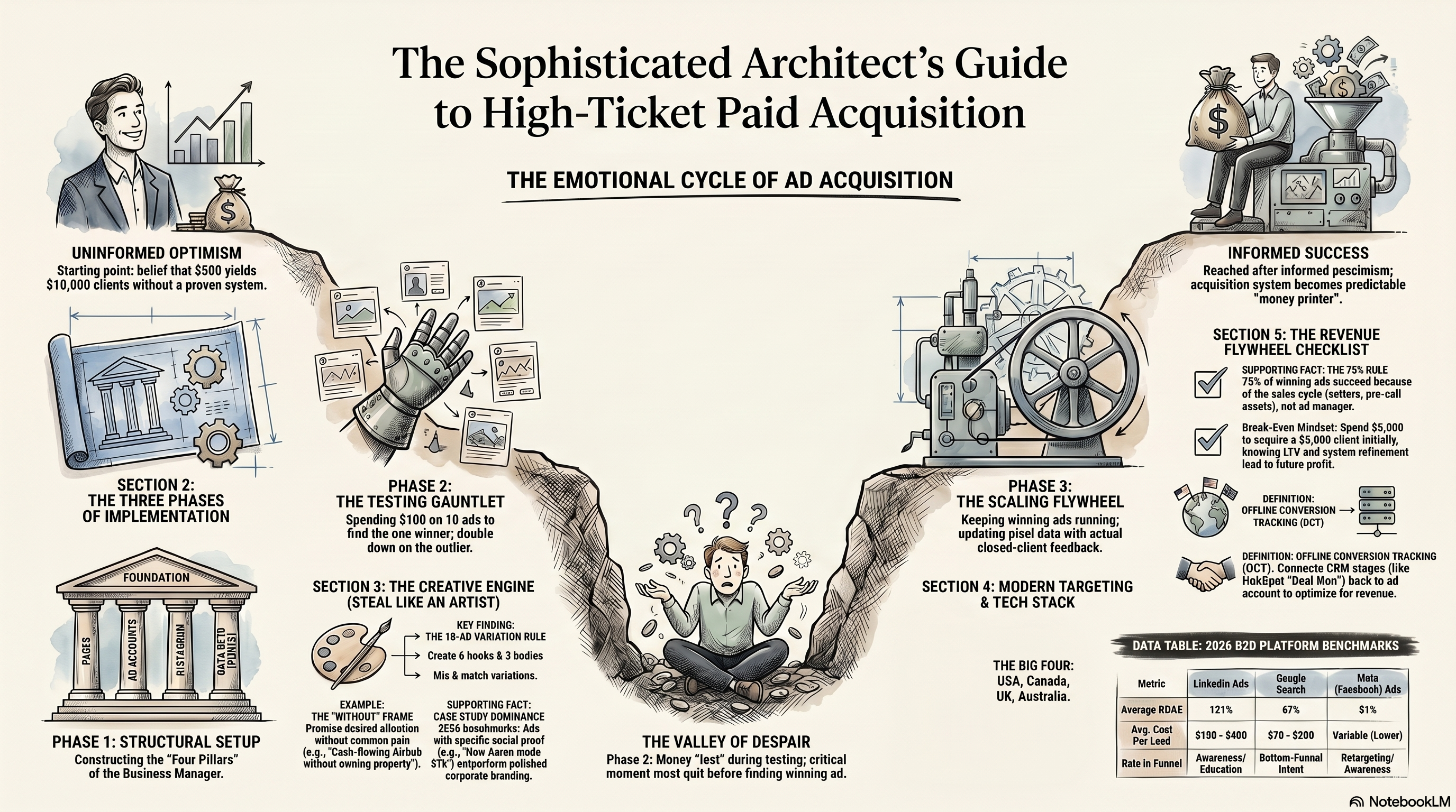 Paid Acquisition & Performance Ad Systems — module infographic